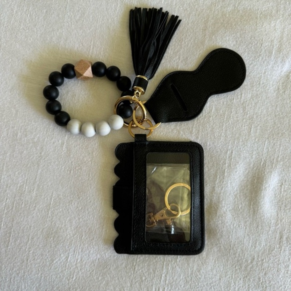 Boutique, wristlet keychain wallet